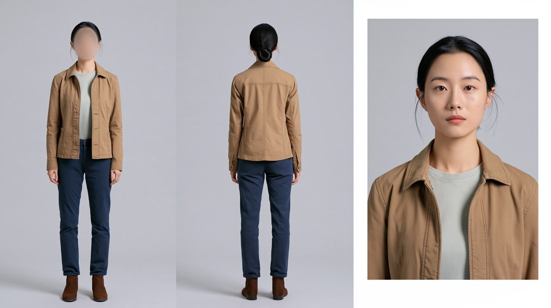 G03 · 米棕外套女客
