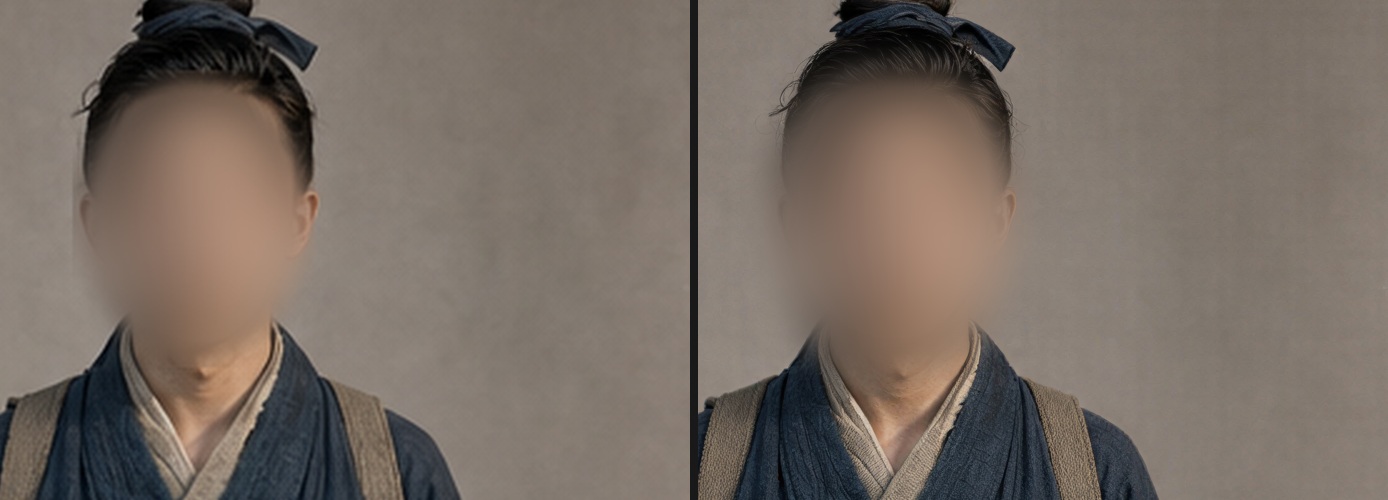 捂脸对比