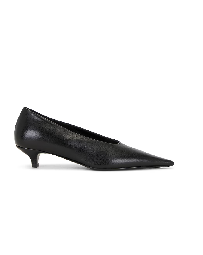 Sharp Nappa Kitten Pumps