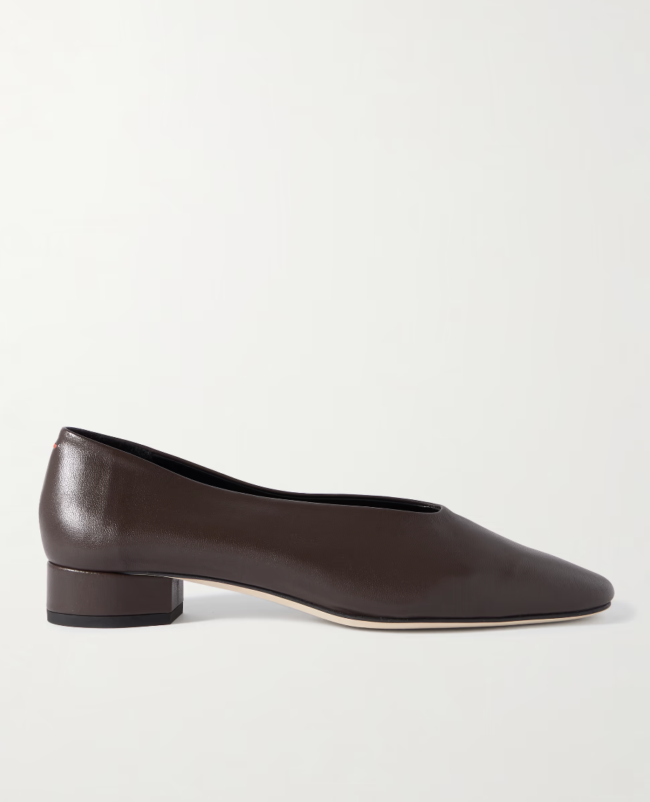 Delia Leather Pumps