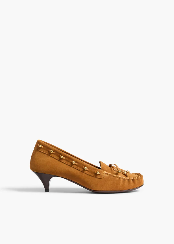Milly Pump 45 Caramel Suede