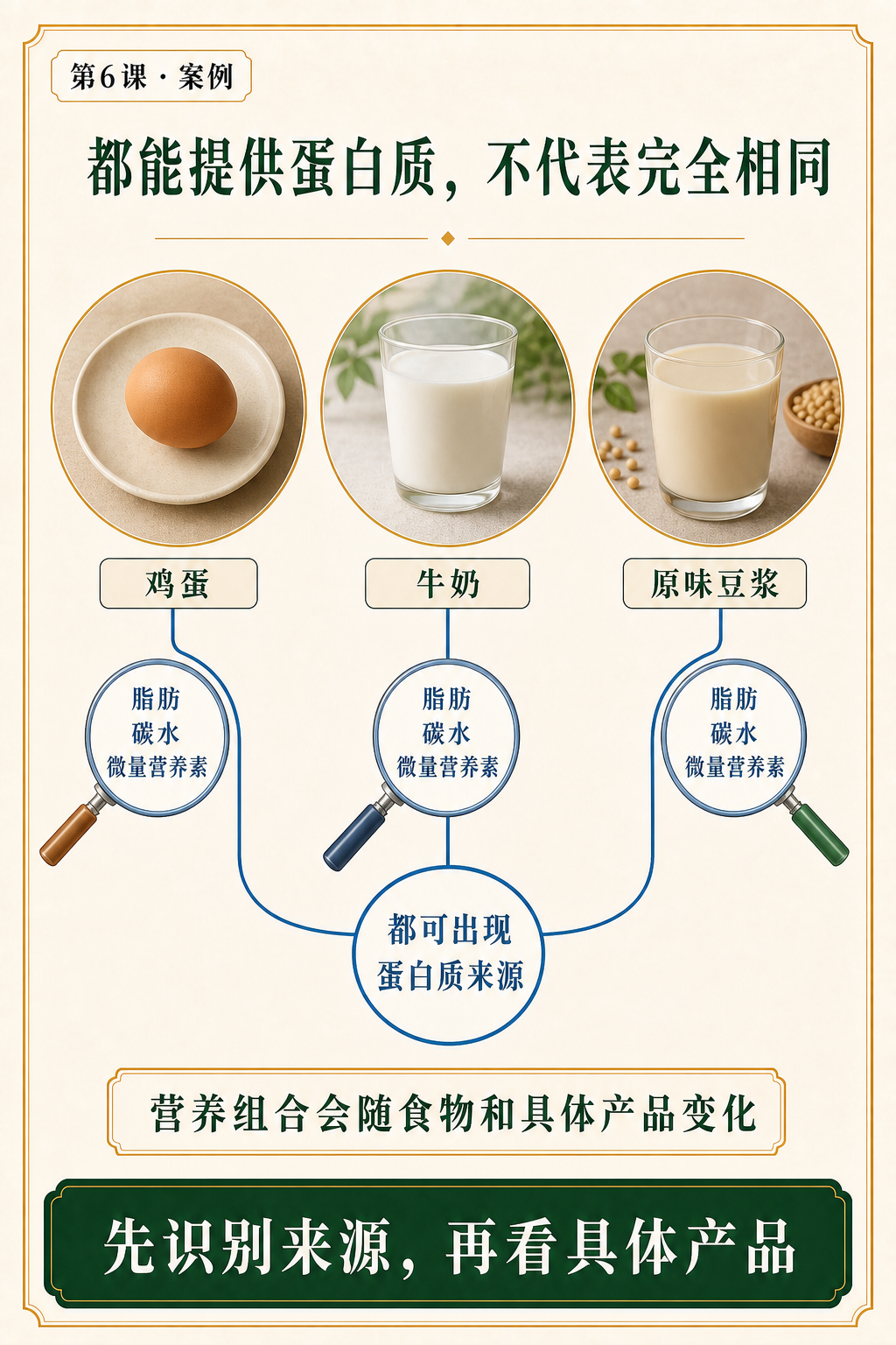 第六课蛋白质来源比较案例