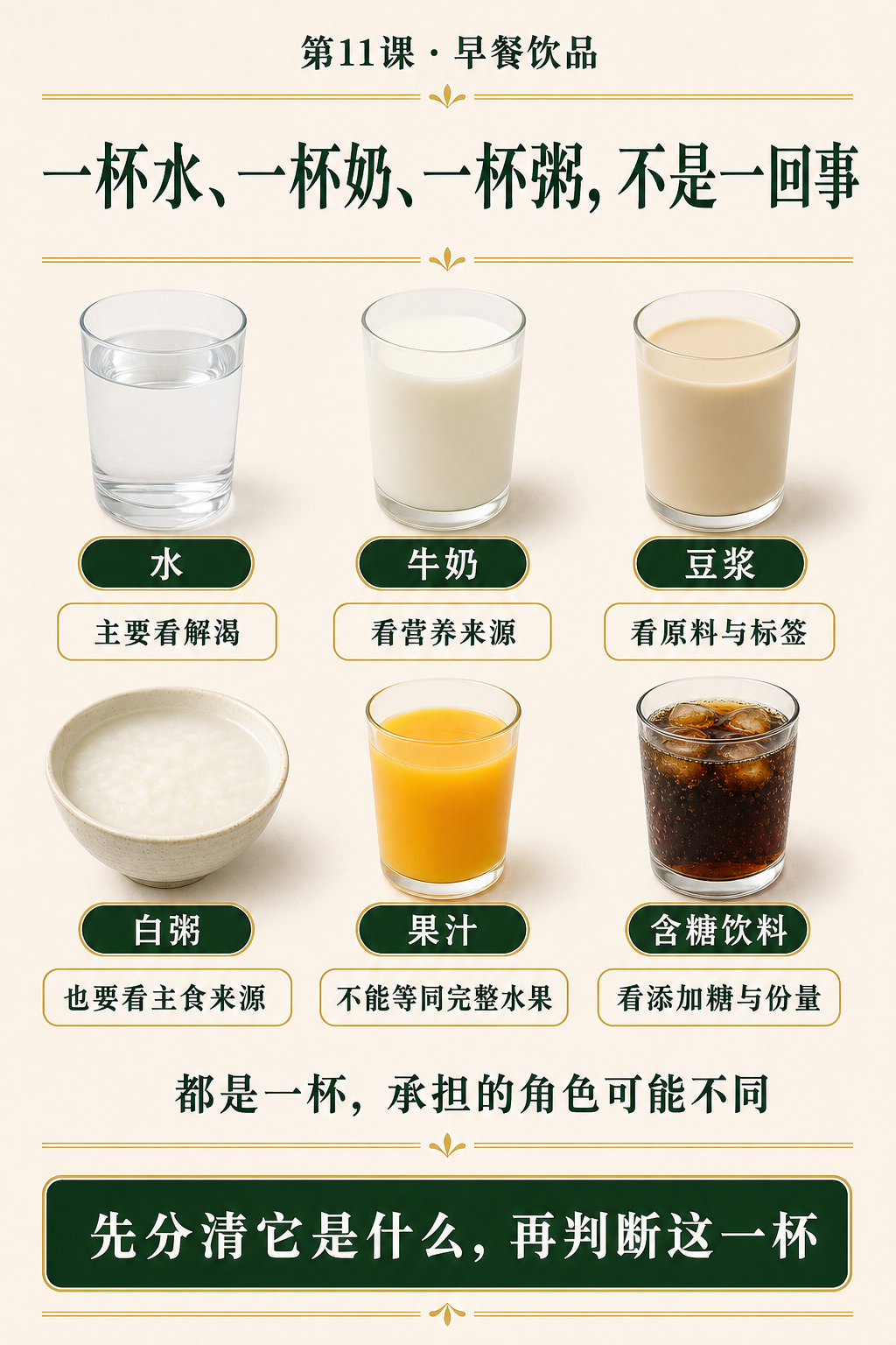 第十一课早餐饮品问题页